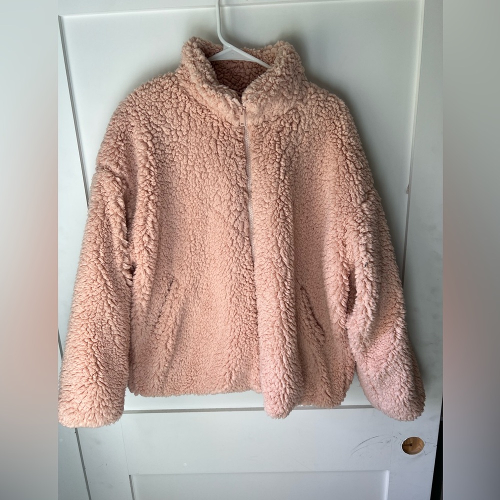 Nine West Faux Sherpa jacket_XLarge